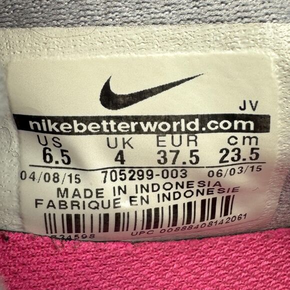 Nike Free 5.0 TR Fit 5 Shoes Womens Size 6.5 Gray Black Pink Running 705299-003 - Picture 9 of 9